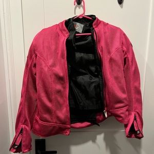 Pink ladies riding jacket